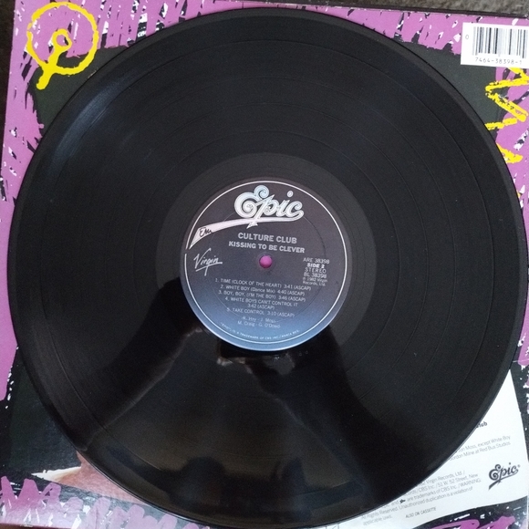 Culture Club "Kissing to be Clever" Vintage Vinyl Record - Picture 5 of 6
